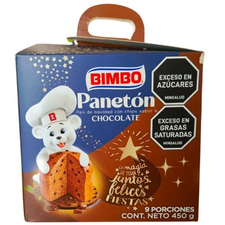 Paneton Con Chips De Chocolate Bimbo X450Gr