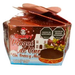 Ponqué De Vino Con Frutas Y Nuez Country X500Gr