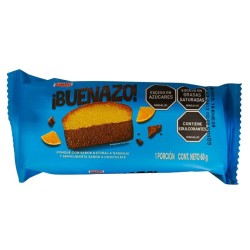 Ponqué Buenazo Sabor a Naranja Semicubierta De Chocolate Bimbo X60Gr