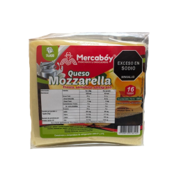 Queso Mozzarella Mercaboy 400g 16 Tajadas
