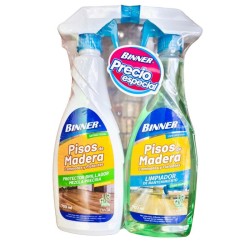 Promoción Binner Protector Brillador+Limpiador de mantenimiento X700ML C/U