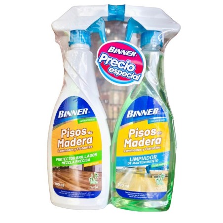 Promoción Binner Protector Brillador+Limpiador de mantenimiento X700ML C/U