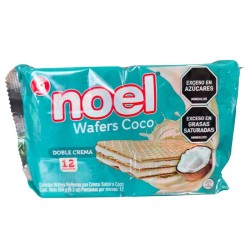 Galletas Wafers Noel Coco Doble Crema X12 Unidades