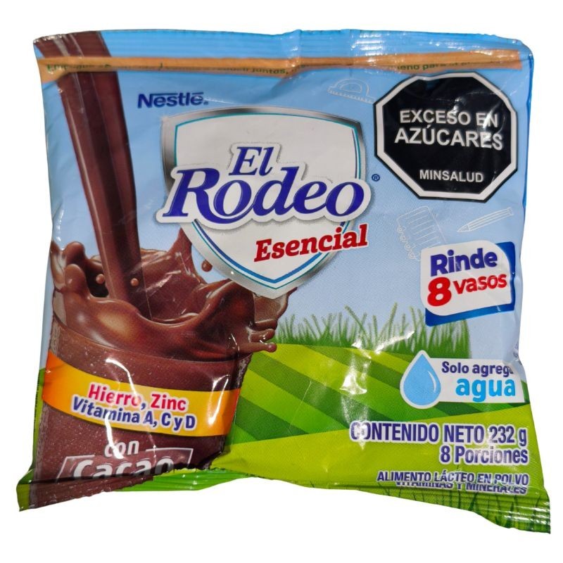 Leche En Polvo El Rodeo Sabor Cacao X232Gr