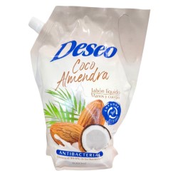 Jabón Líquido Manos Y Cuerpo Coco Almendras Deseo X1.000Ml