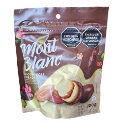Chocolate Mont Blanc Choconueces almendra X100Gr
