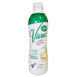 Yogurt Doña Leche Linea Slim Vivac Manzana y Banano X1100Gr