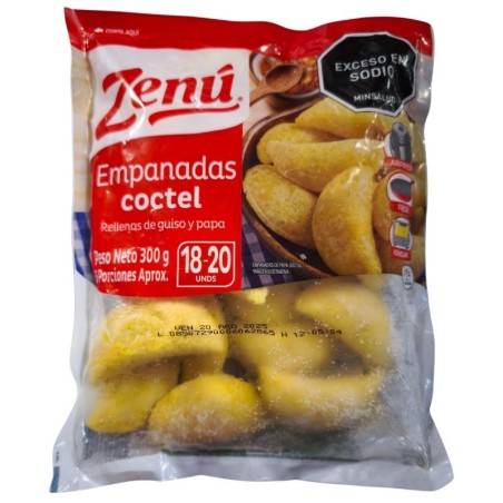 Empanadas Cóctel Zenú X18-20 Unidades