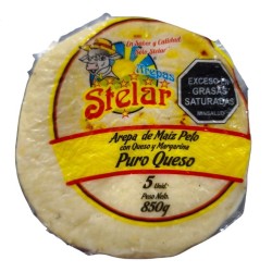 Arepas De Maíz Peto Puro Queso Stelar X5 Unidades X850Gr