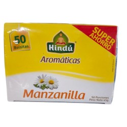 Aromáticas De Manzanilla Hindú X50 Bolsitas