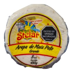 Arepas De Maíz Peto Grande Stelar X5 Unidades X450Gr