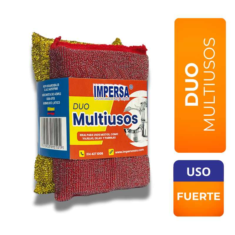 Esponjas Impersa Duo Multiusos X2 Unidades