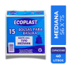 Bolsa Ecoplast Mediana 56x75cm X15 Unidades