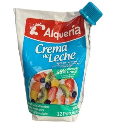 Crema De Leche Light 45% Menos Grasa X180Gr