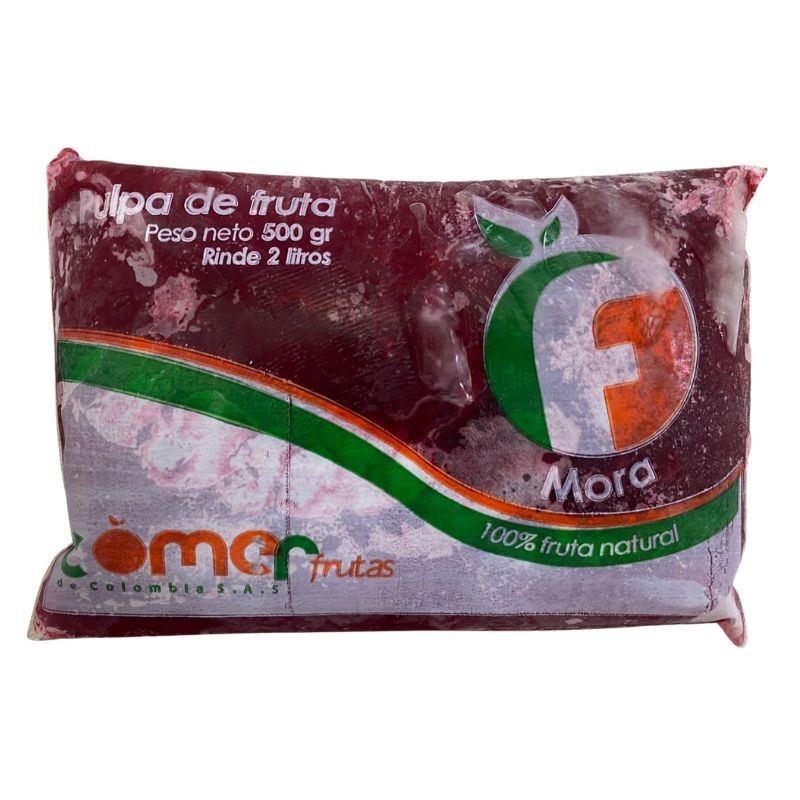 Pulpa De Fruta ComerFrutas Mora X500Gr