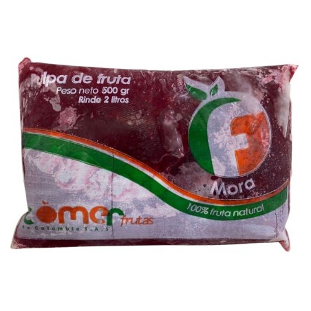 Pulpa De Fruta ComerFrutas Mora X500Gr