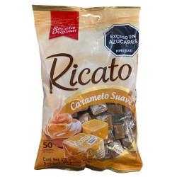 Caramelo Ricato Blando Con Leche X50 Unidades X375Gr