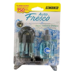 Ambientador Simoniz Aqua Colonia Fresca + Repuesto X10Ml