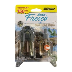 Ambientador Simoniz Carro Nuevo Classic + Repuesto X10Ml