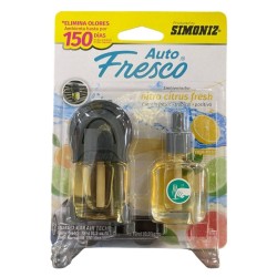 Ambientador Simoniz Nitro Citrus + Repuesto X10Ml