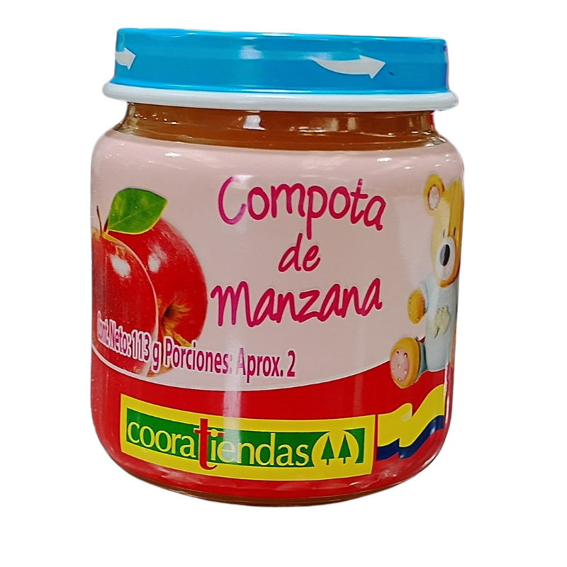 Compota De Manzana Cooratiendas X113Gr