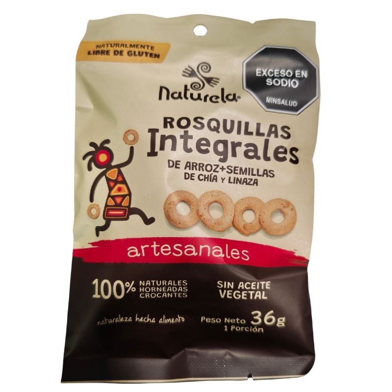 Rosquillas Integrales Naturela X36Gr