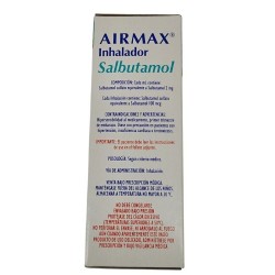Airmax Inhalador X200 dosis salbu