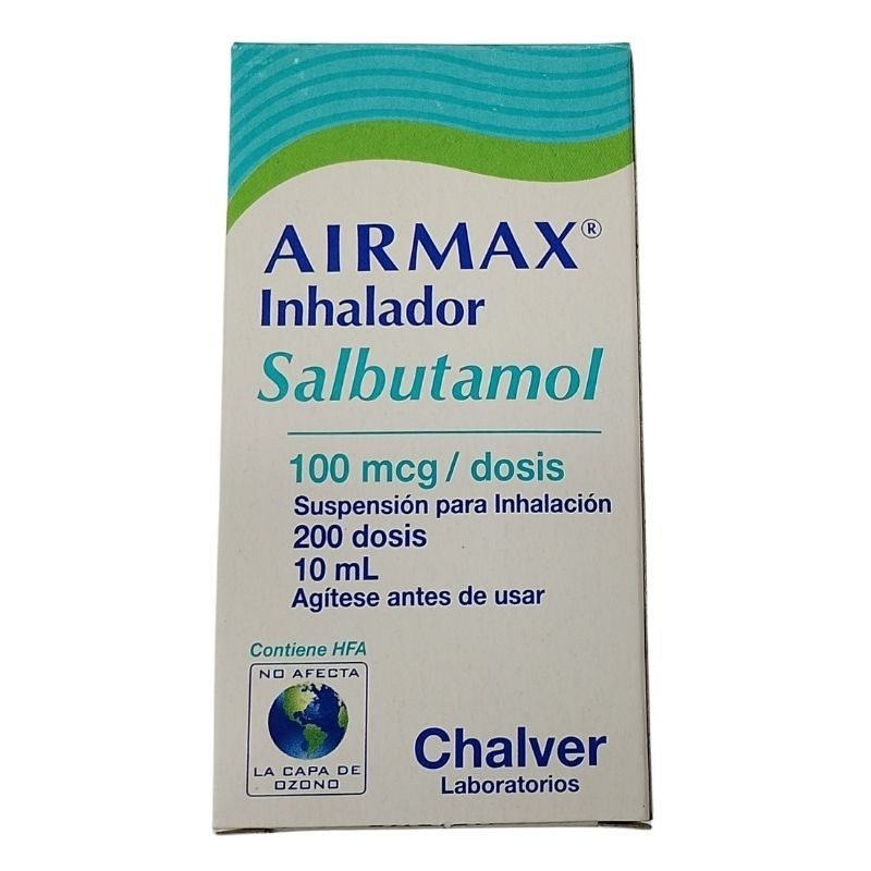 Airmax Inhalador X200 dosis salbu
