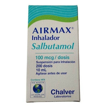 Airmax Inhalador X200 dosis salbu