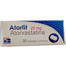 Atorfit 20mg 30 Tabletas