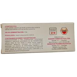 Atorfit 20mg 30 Tabletas