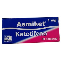 Asmiket X1mg  30 Tabletas