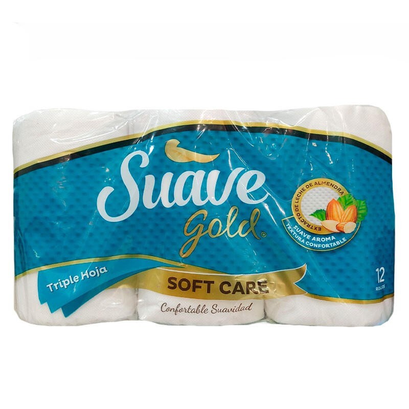Papel Higiénico Suave Gold 12 Und
