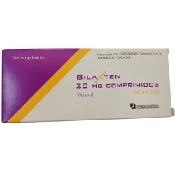 Bilaxten X20mg  20 Tabletas
