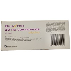 Bilaxten X20mg  20 Tabletas