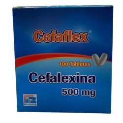 Cefaflex X500mg 100 Tabletas