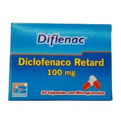 Diflenac X100mg 10Tabletas