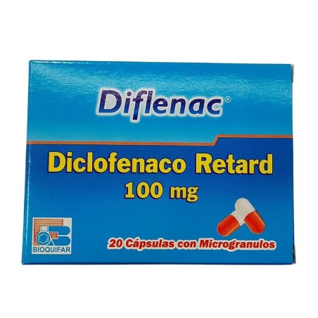 Diflenac X100mg 10Tabletas