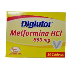 Diglufor X850mg 30 Tabletas