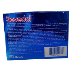 Sevedol  60 Tabletas