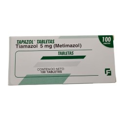 Tapazol X5mgd 100 Tabletas