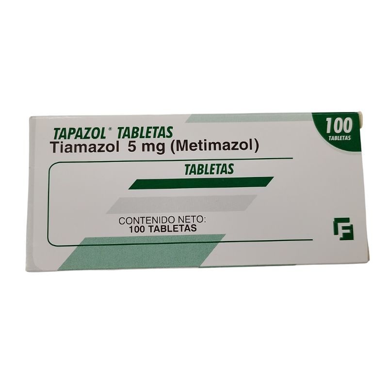 Tapazol X5mgd 100 Tabletas