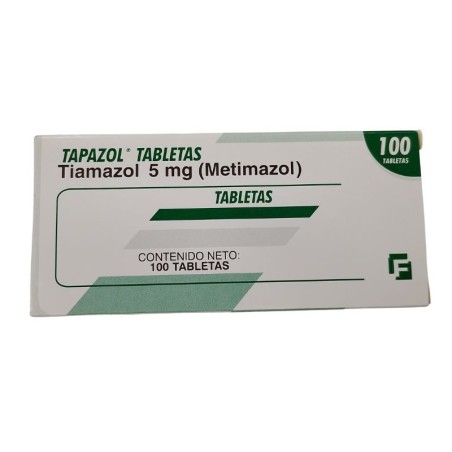 Tapazol X5mgd 100 Tabletas