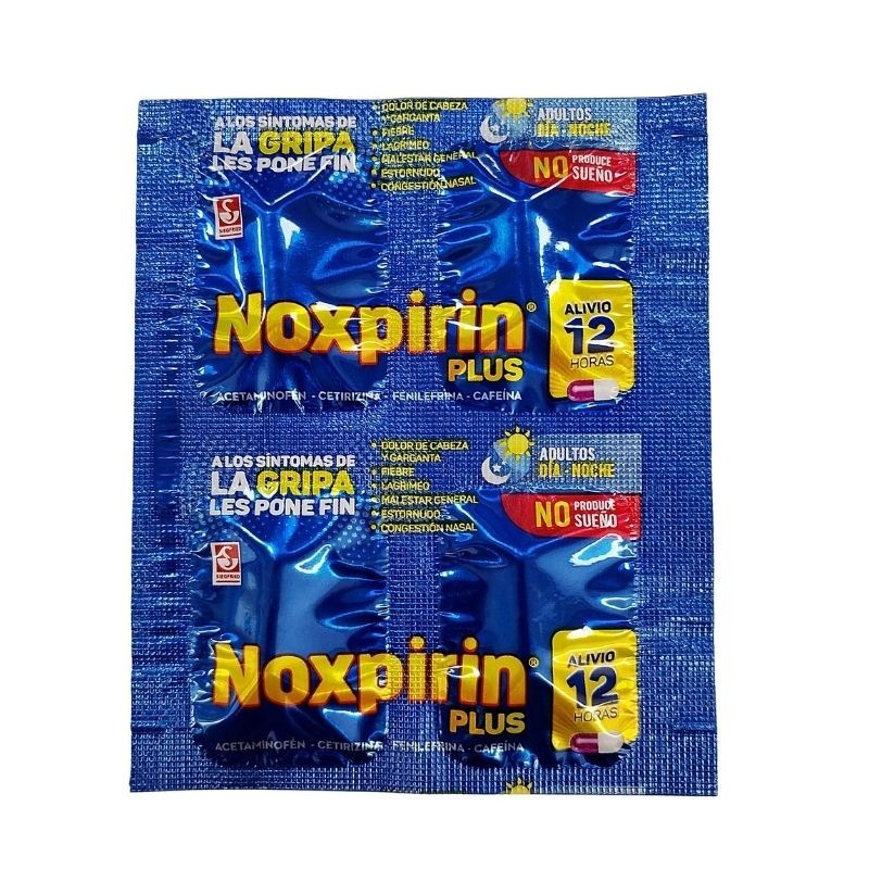Noxpirin Plus  Sobre X4 Capsulas