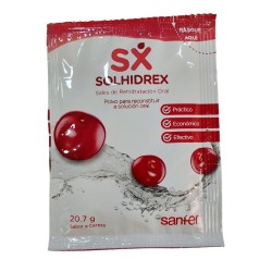 Sal de Rehidratación Solhidrex Cereza Fraccion 1 Sobre 28.4gr