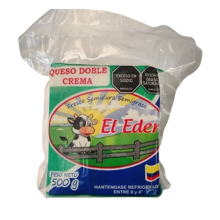 Queso el Eden X500Gr Tajado Doble Crema
