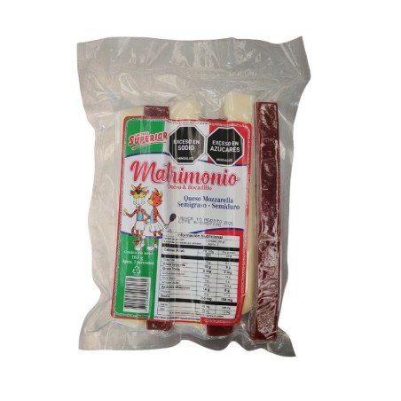 Queso Lácteos Superior Matrimonio Queso & Bocadillo X3 Unidades X165Gr