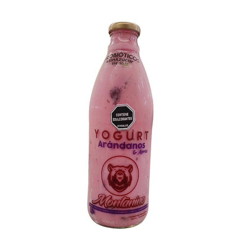 Yogurt Montanino X1000Gr Arándonos y Agraz