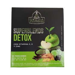 Superblends Detox Con Vitamina C, E, Y Zinc X10und