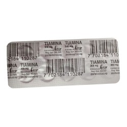 Tiamina 10 Tableta X300Mg